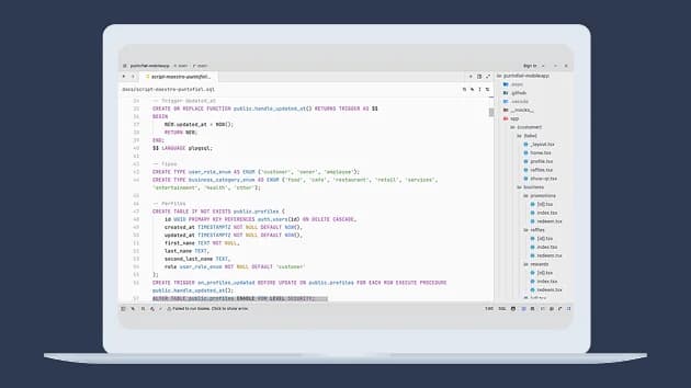 Backend (Supabase + PostgreSQL)