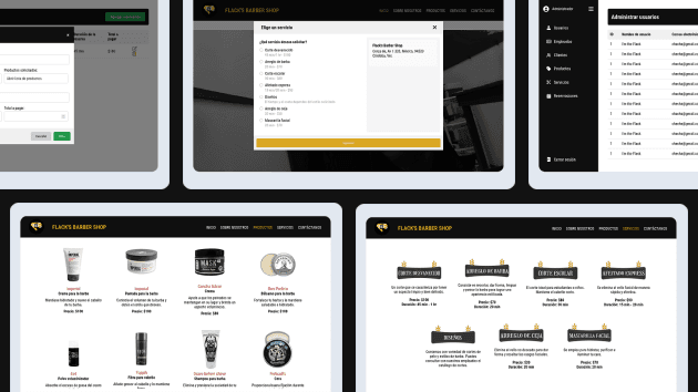 Web App (Landing + Admin)