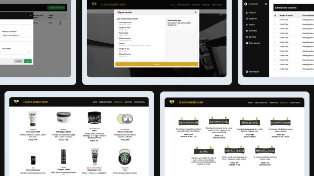 Web App (Landing + Admin)